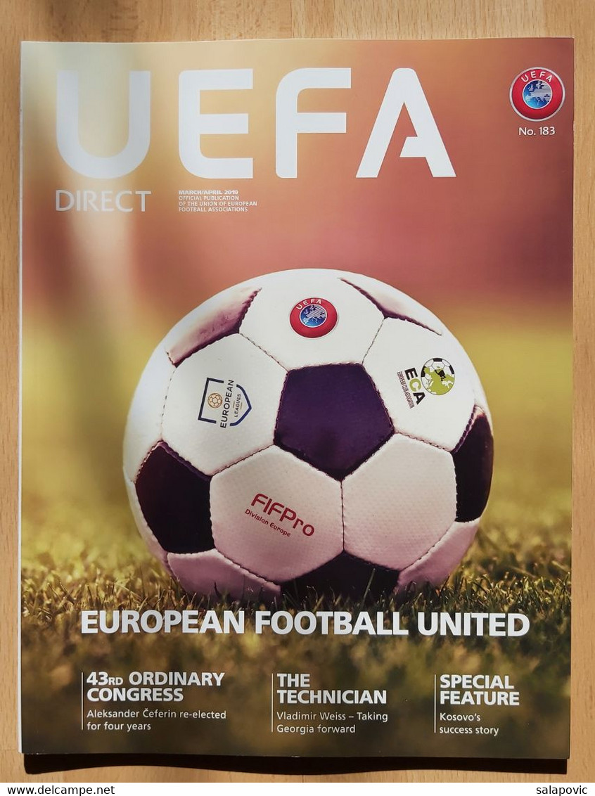 UEFA DIRECT NR.183, MARCH/APRIL 2019, MAGAZINE - Livres