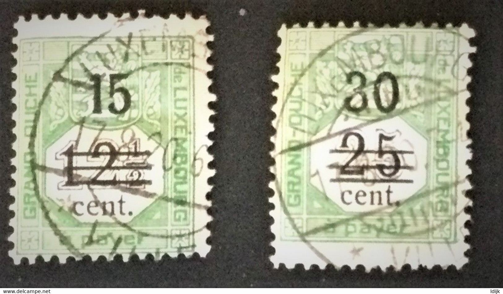 1920 Portomarken Mit Aufdruck Mi. 8 + 9 - Portomarken