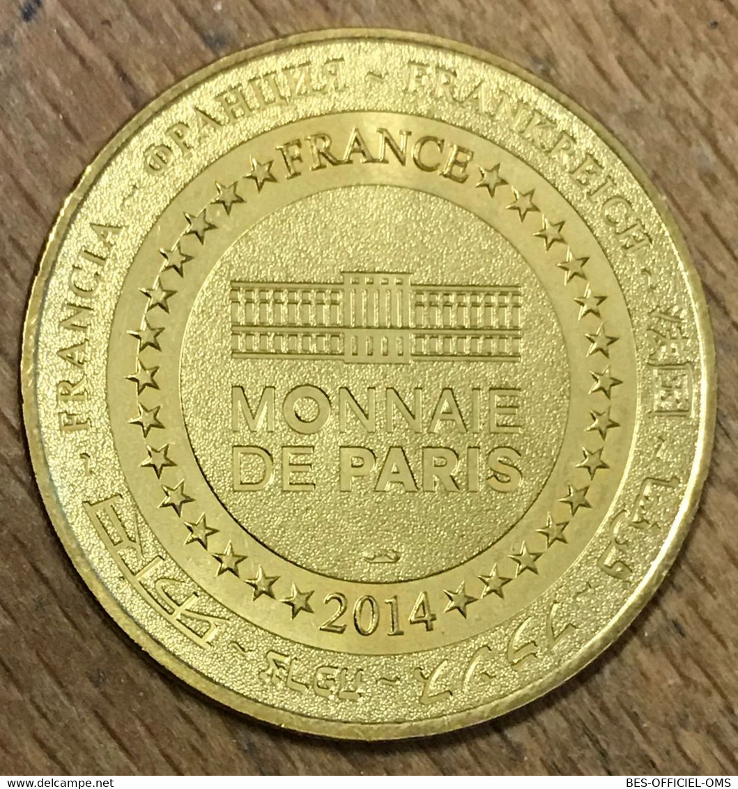 54 TOUL CATHÉDRALE SAINT ÉTIENNE MDP 2014 MÉDAILLE SOUVENIR MONNAIE DE PARIS JETON TOURISTIQUE MEDALS TOKENS COINS - 2014