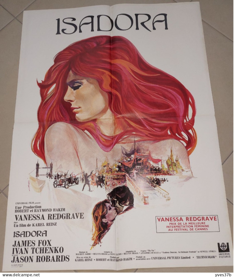 "Isadora" J. Fraser, V. Redgrave ...1968 - 60x80 - TTB - Posters