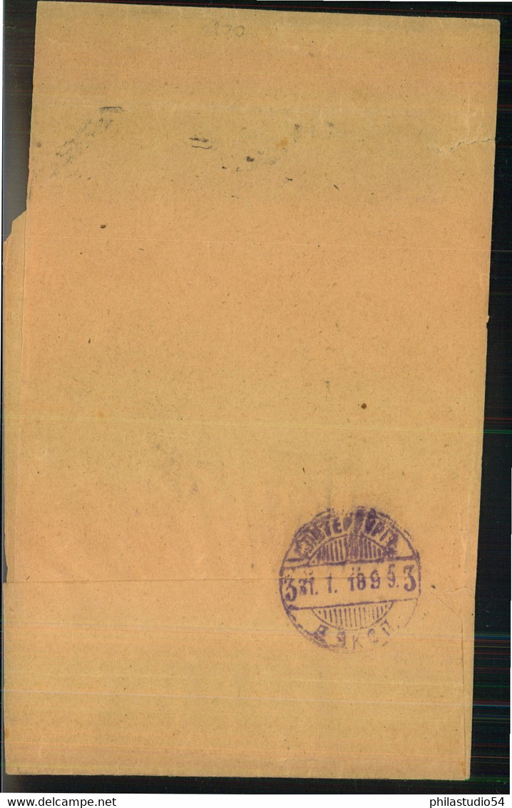 1915, 2 Kop. Wrapper With Numeral "XI" From ST. PETERSBURG To Zürich, Switzerland. - Lettres & Documents