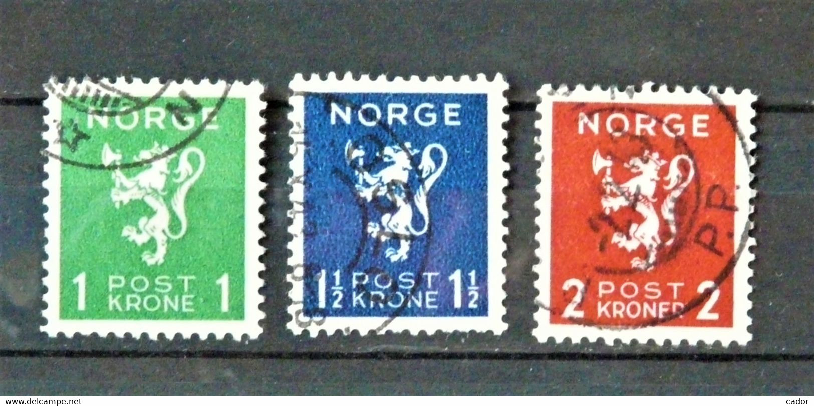 NORVEGE - 1940 N° 203/205 O (voir Scan) - Other & Unclassified