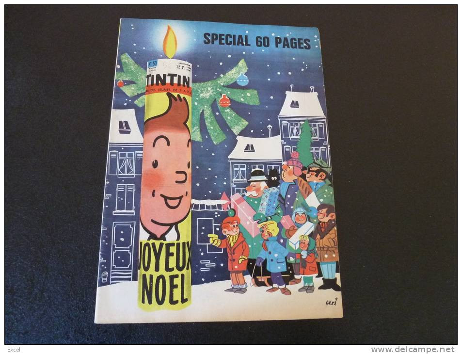 JOURNAL TINTIN N°50 1961  SPECIAL NOEL - Tintin