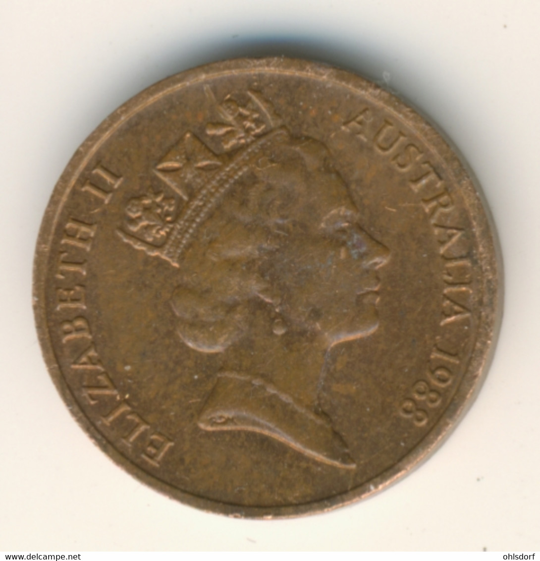 AUSTRALIA 1988: 1 Cent, KM 78 - Cent