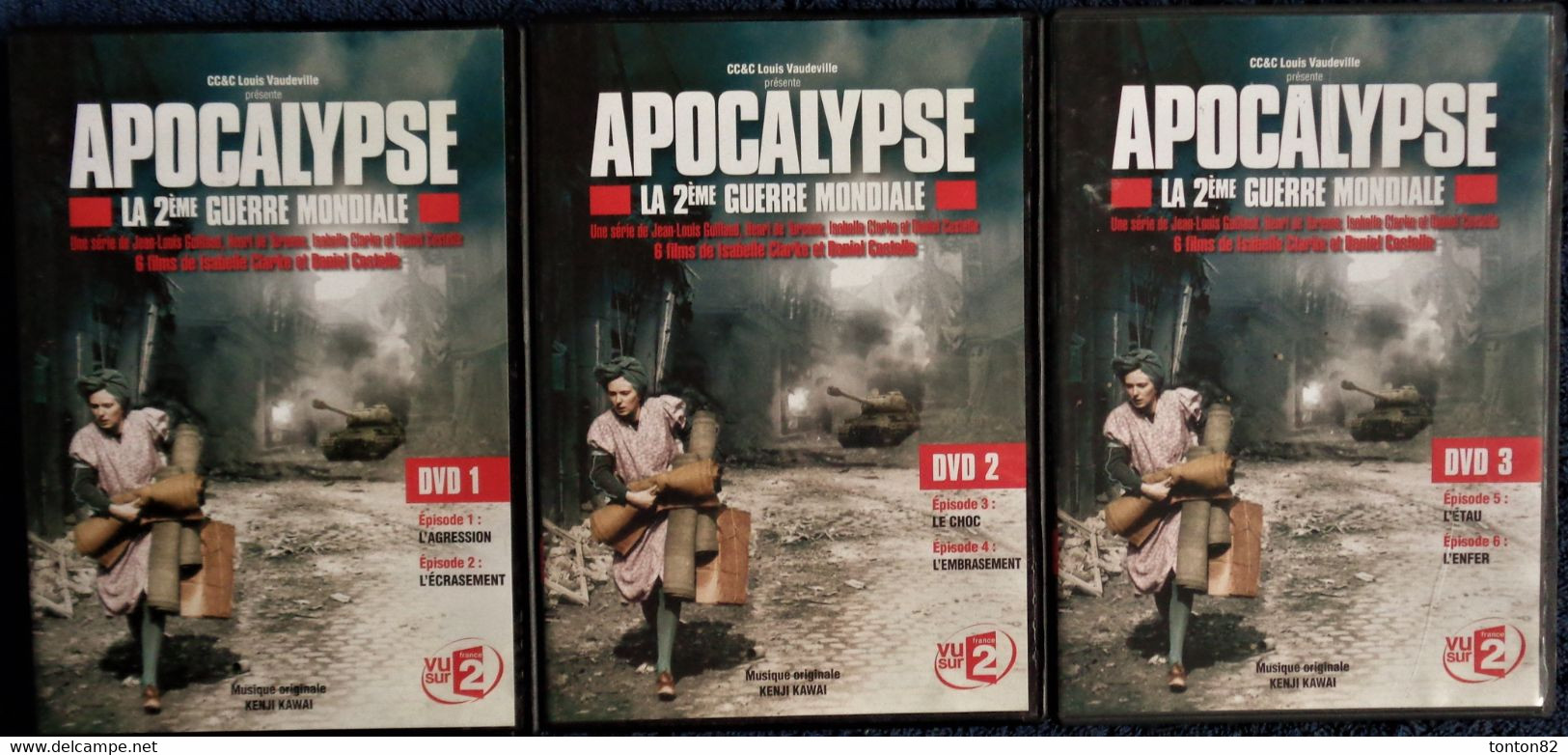 APOCALYPSE - La 2ème Guerre Mondiale - DVD 1 - 2 - 3 - épisodes 1 à 6 . - Geschichte