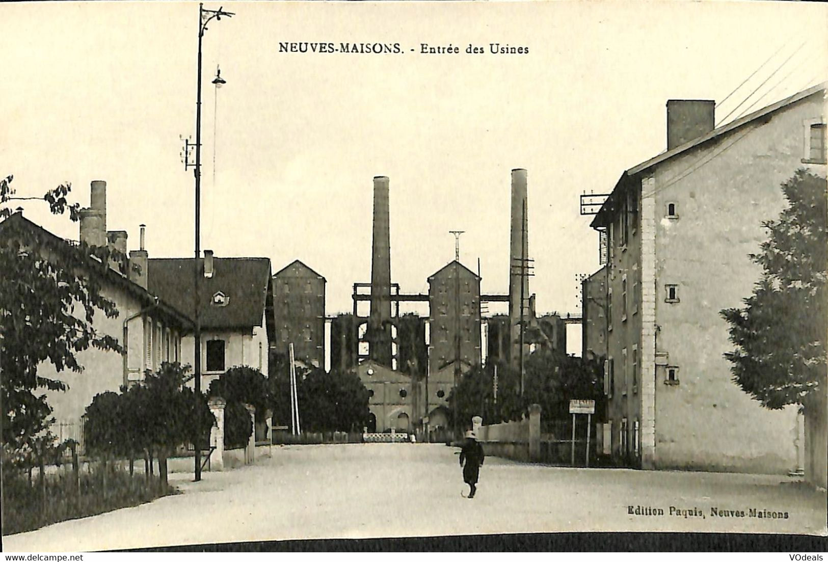 034 165 - CPA - France (54) Meurthe Et Moselle - Neuves Maisons - Entrée Des Usines - Neuves Maisons