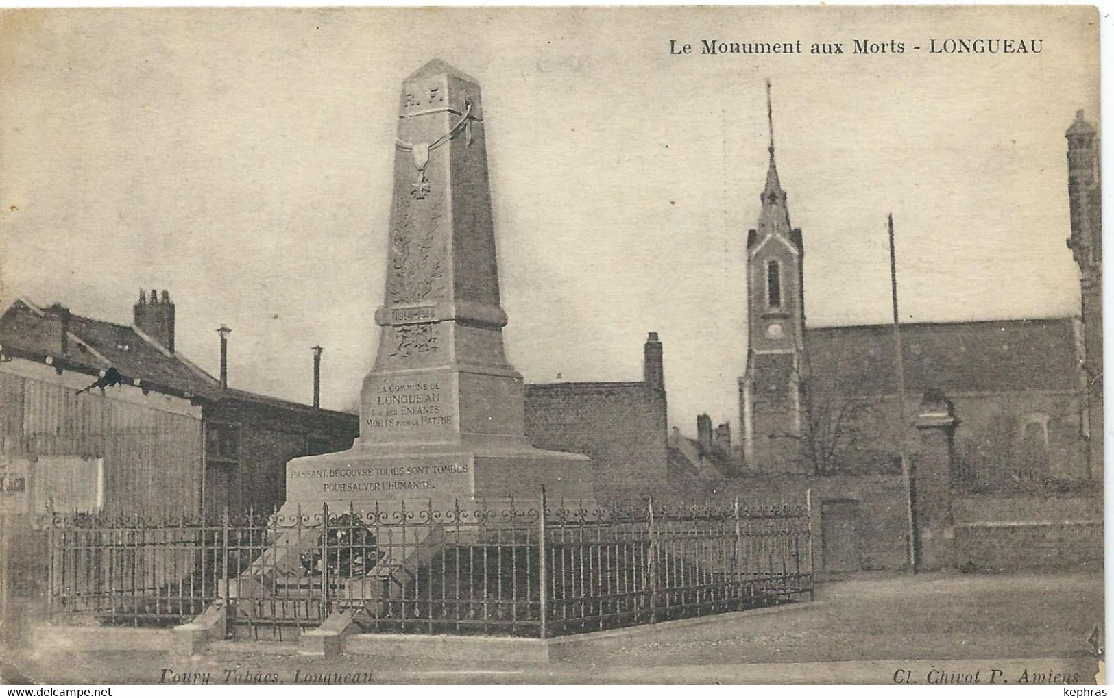 LONGUEAU : Le Monument Aux Morts - - Longueau