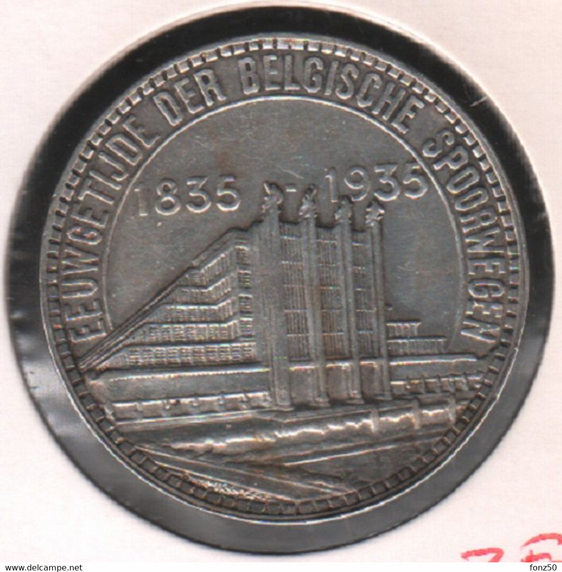 LEOPOLD III * 50 Frank 1935 Vlaams  Pos.B * Z.Fraai * Nr 10276 - 50 Francs