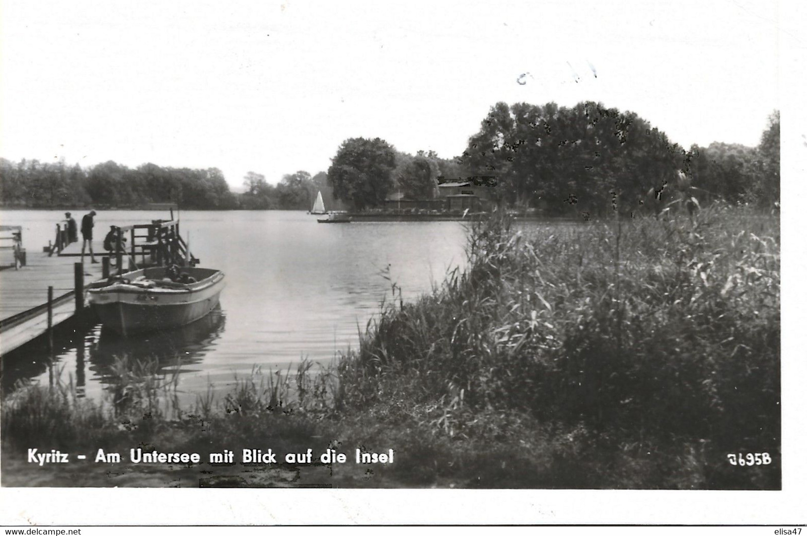 KRITZ AM  UNTERSE  MIT  BLICK  AUF  DIE  INSEL - Kyritz