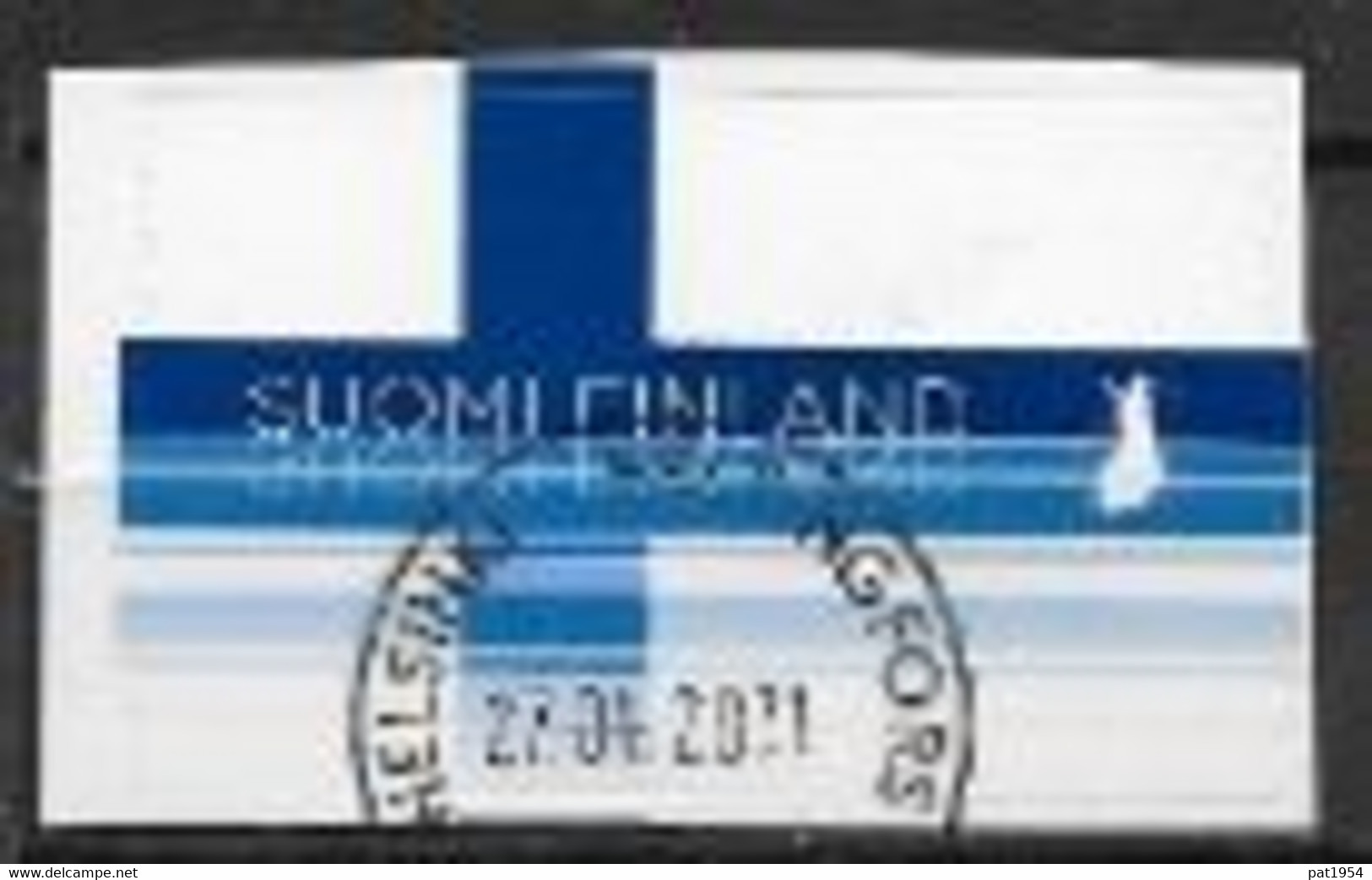 Finlande 2020 Timbre Oblitéré Drapeau - Used Stamps