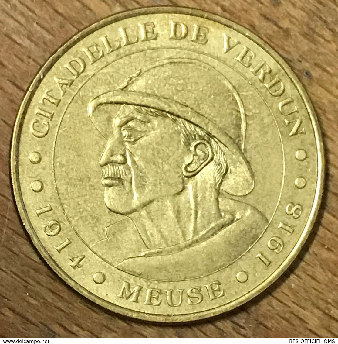 55 VERDUN LA CITADELLE LE POILU 1914-1918 MDP 2004 MÉDAILLE SOUVENIR MONNAIE DE PARIS JETON TOURISTIQUE MEDAL COIN TOKEN - 2004