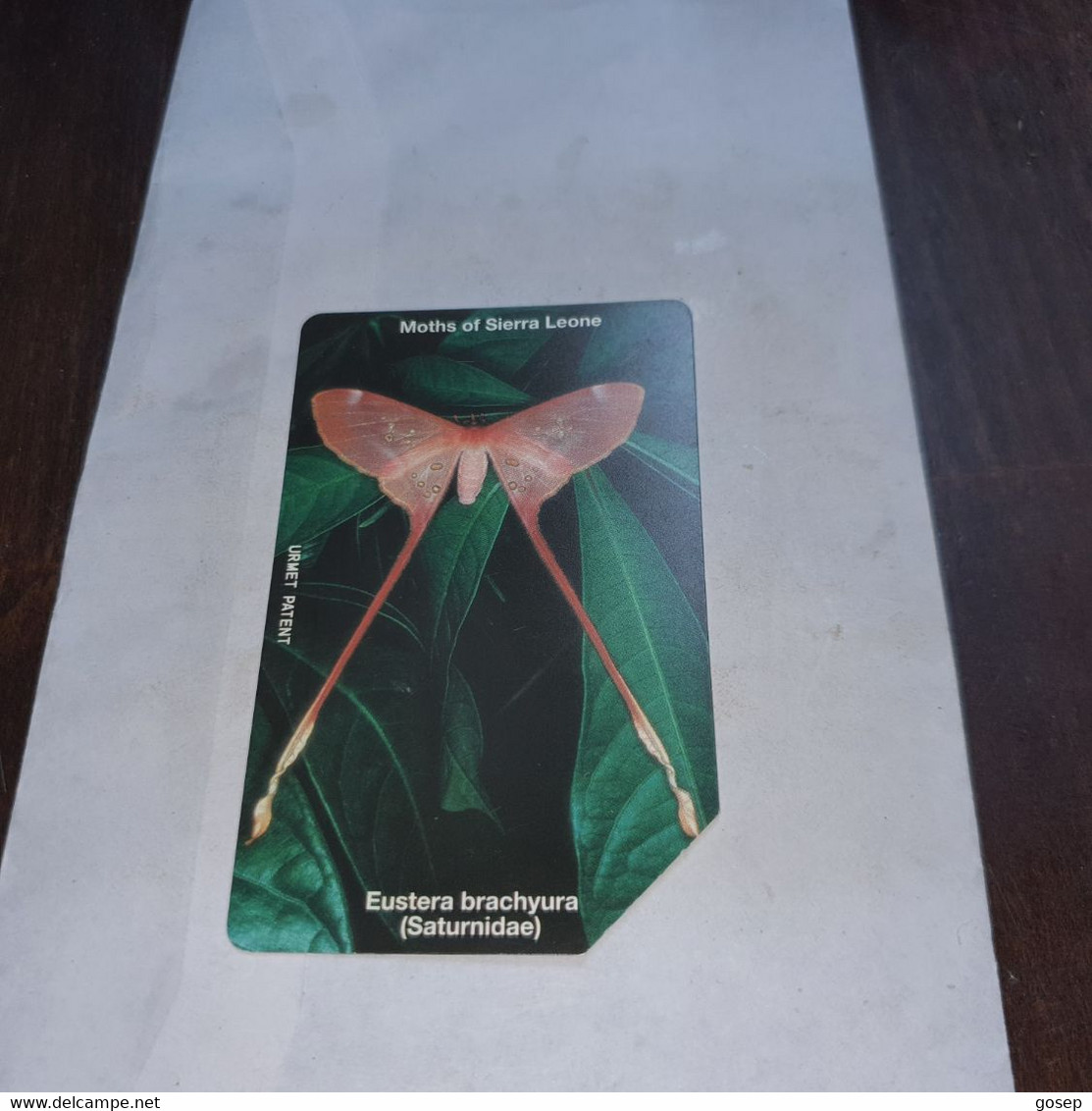 Sierra Leone-eustera Brachyura-urmet Patemt-butterfly-(200units)-used Cards+1 Prepiad Free - Farfalle