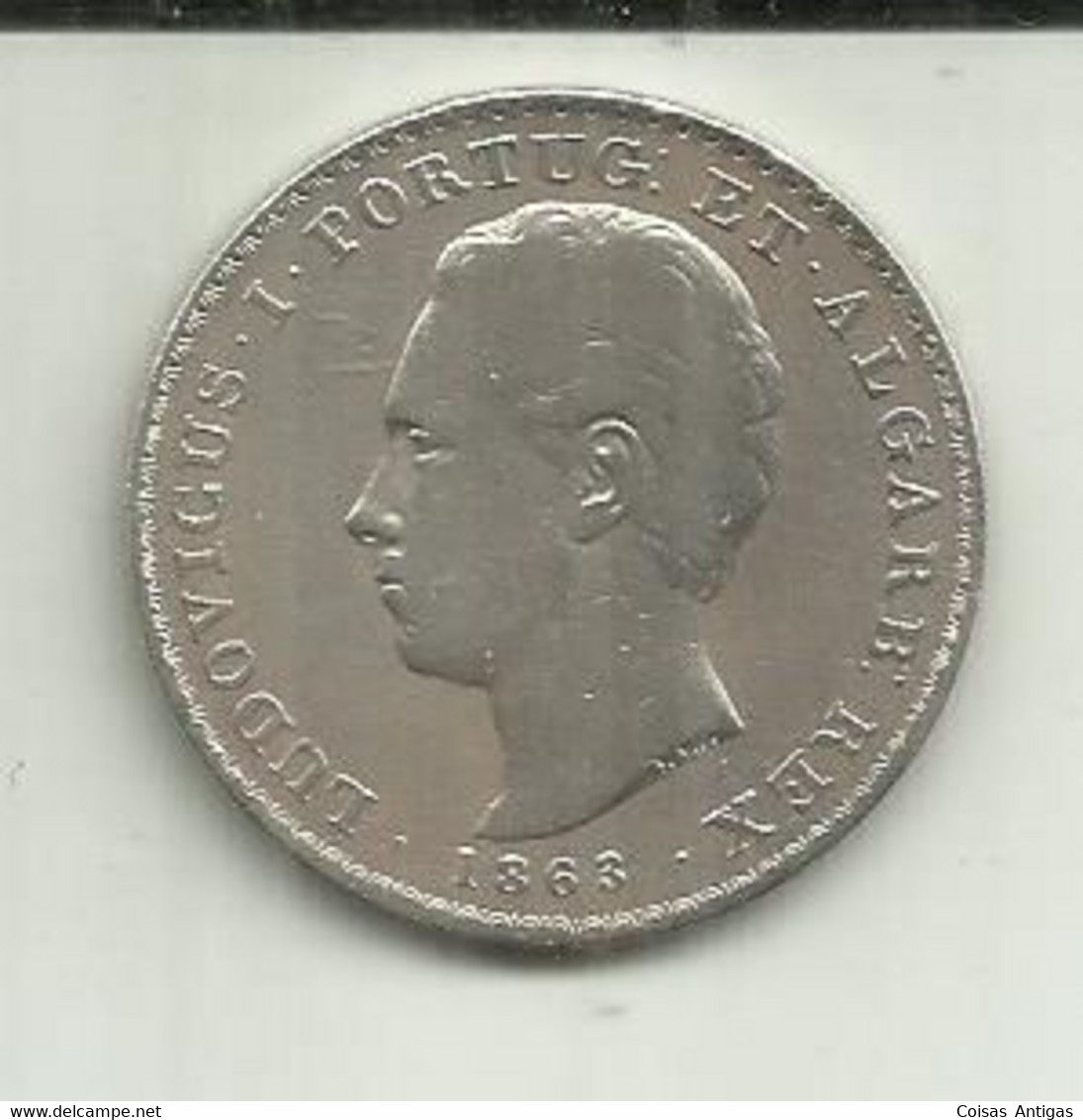 500 Réis 1863 D. Luis I Portugal Silver - Portugal