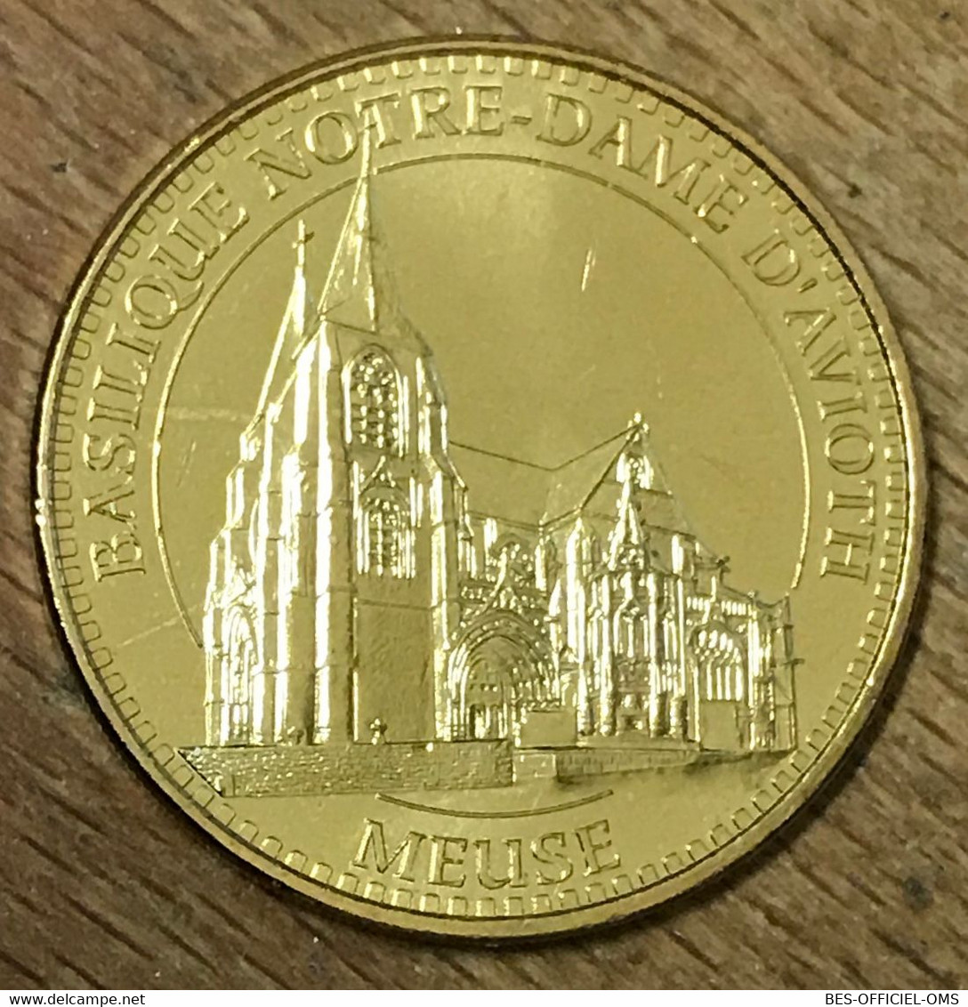 55 BASILIQUE NOTRE-DAME D'AVIOTH MEUSE 2013 MÉDAILLE SOUVENIR MONNAIE DE PARIS JETON TOURISTIQUE MEDALS COINS TOKENS - 2013