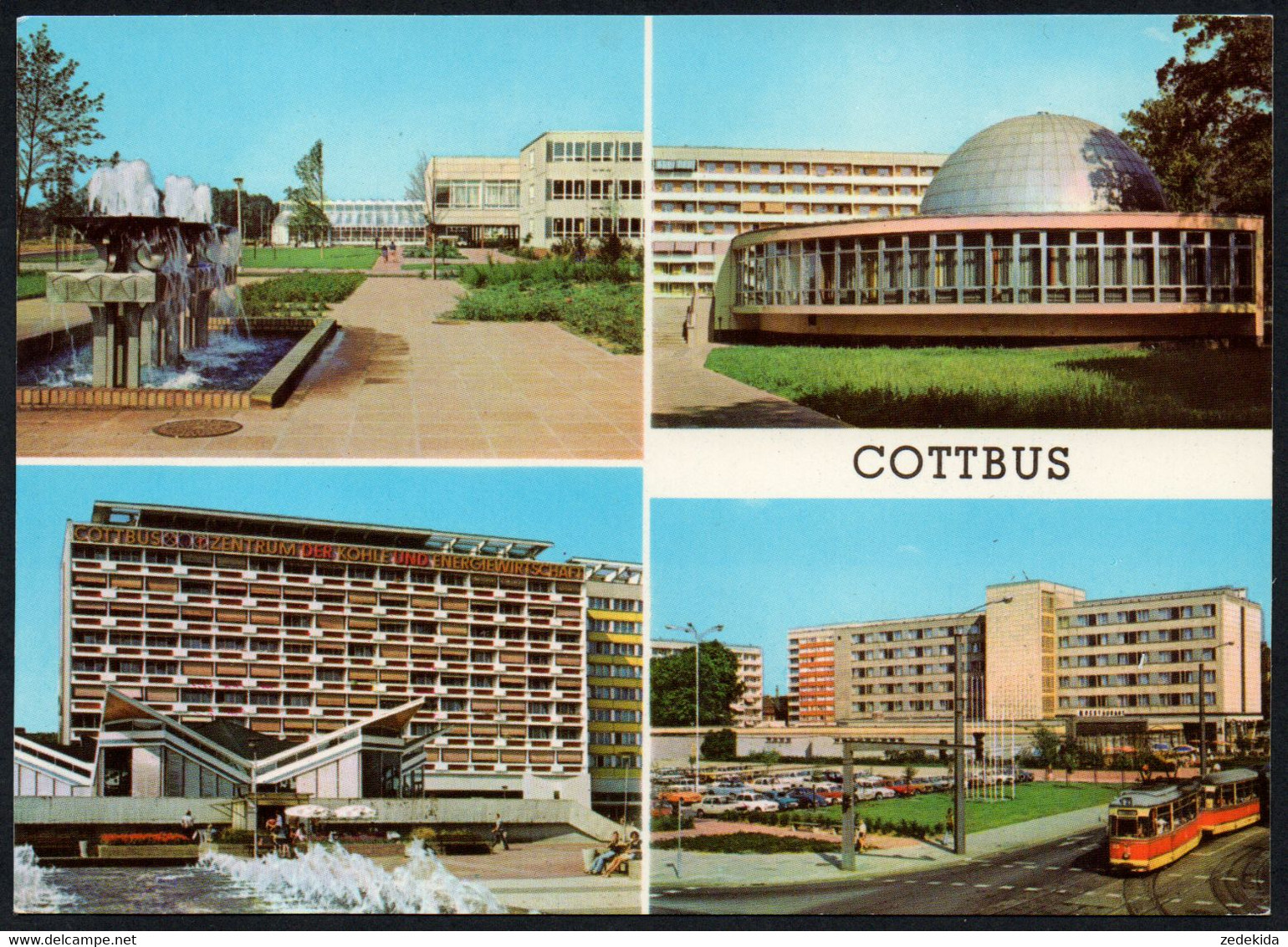 E8413 - TOP Cottbus Zentrum Hotel Lausitz Planetarium - Bild Und Heimat Reichenbach - Cottbus