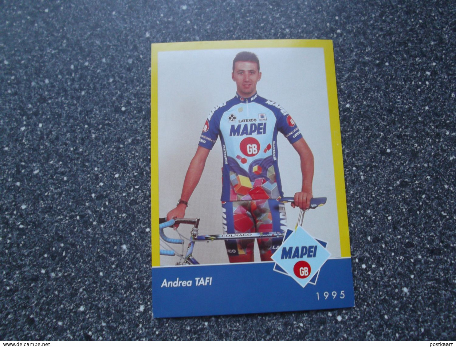 FUCECCHIO / ITALY: Cycliste Andrea Tafi - Mapei - GB - 1995 - Cycling