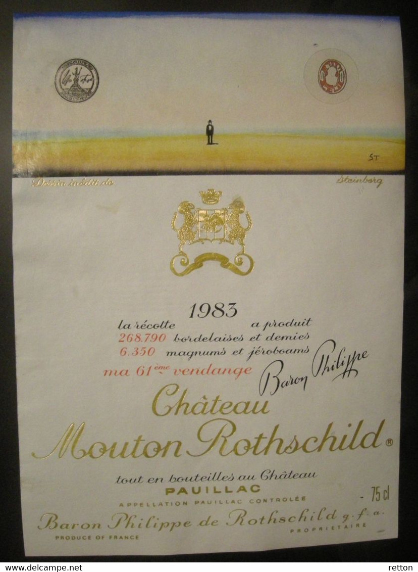 CHATEAU MOUTON ROTHSCHILD 1983 - Bordeaux