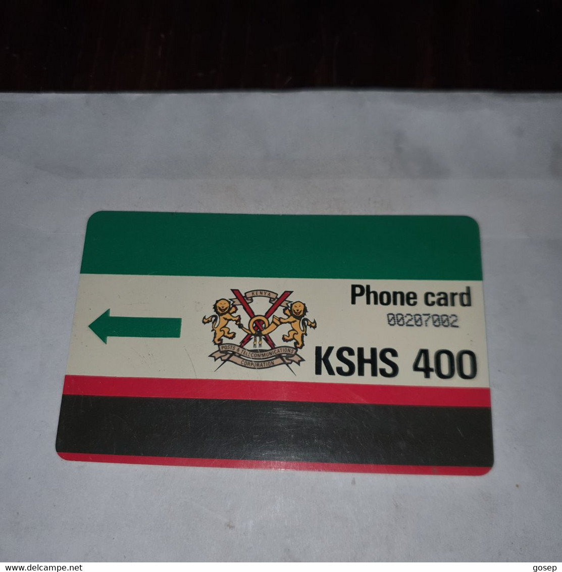 Kenya-(KEN-04)-k.p.t.c.-logo400-(2)-(KSHS)-(Without Groove)-(00207002)-used Card+1card Prepiad Free - Kenya