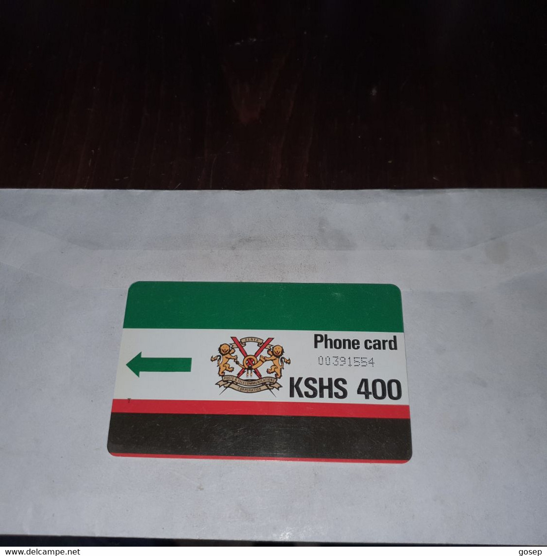 Kenya-(KEN-04b)-k.p.t.c-logo400-(3)-(Without Groove)-(00391554)-(KSHS-400)-used Card+1card Prepiad Free - Kenia