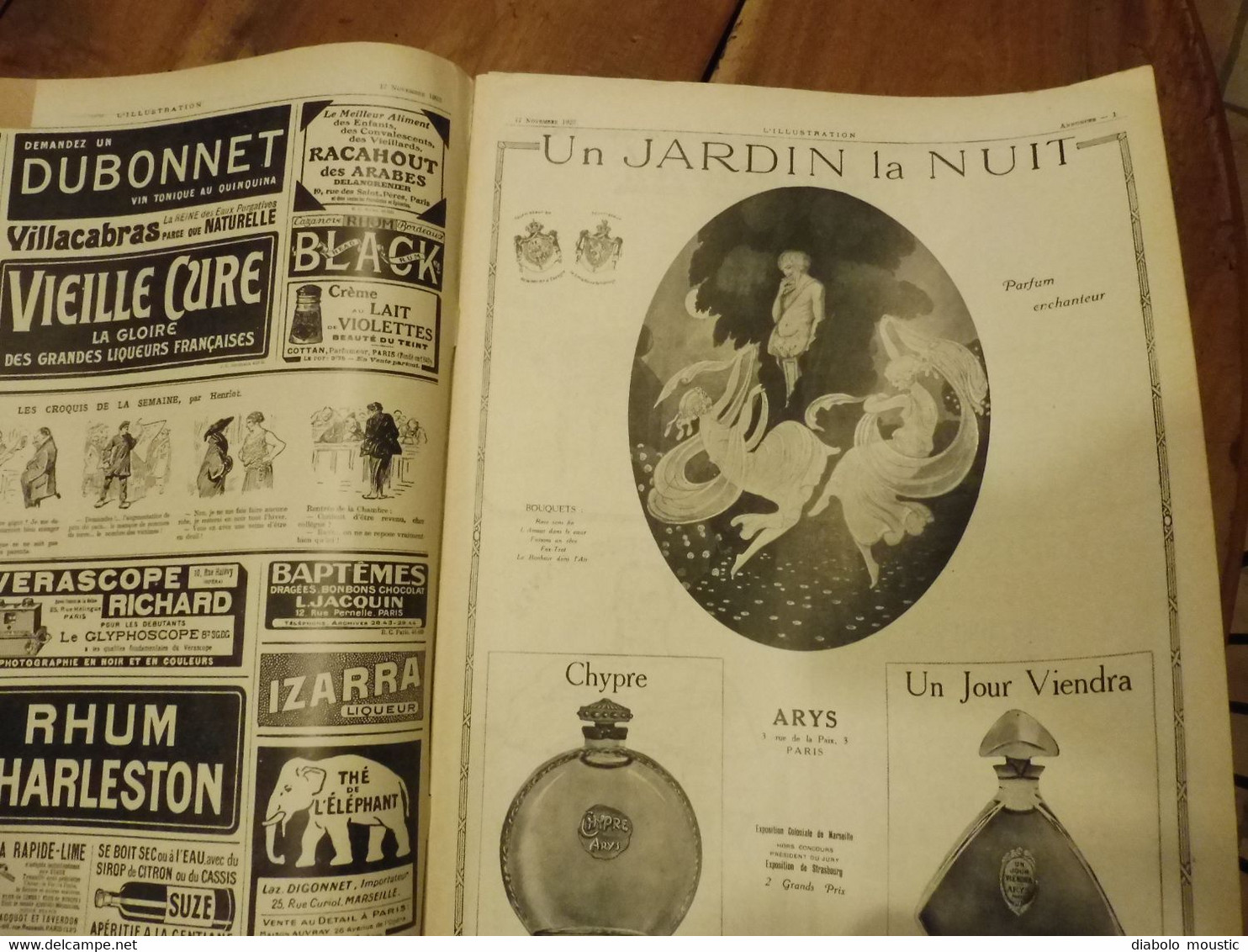 1923 L'ILLUSTRATION  ---> XVIIIe Salon de l'AUTOMOBILE , Le parc à serpents de l'Institut Pasteur au Brésil ; etc