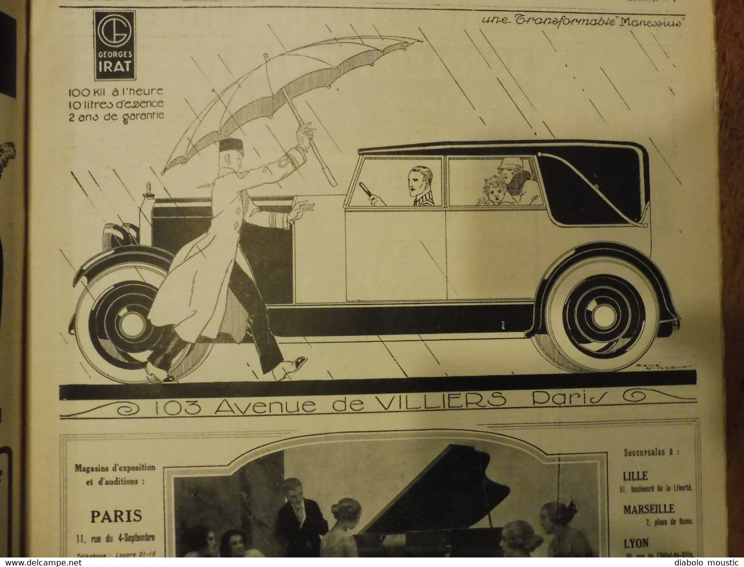 1923 L'ILLUSTRATION  ---> XVIIIe Salon de l'AUTOMOBILE , Le parc à serpents de l'Institut Pasteur au Brésil ; etc