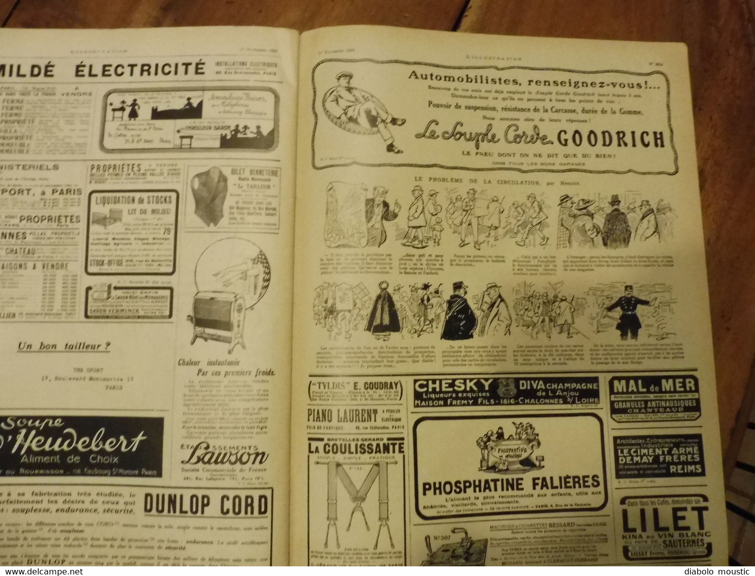 1923 L'ILLUSTRATION  ---> XVIIIe Salon de l'AUTOMOBILE , Le parc à serpents de l'Institut Pasteur au Brésil ; etc