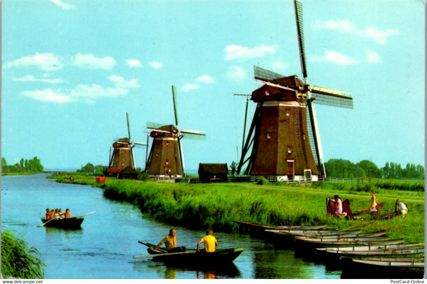 5659 - Holland - Leidschendam , Driegang Van De Driemanspolder , Windmühlen - Gelaufen 1976 - Leidschendam