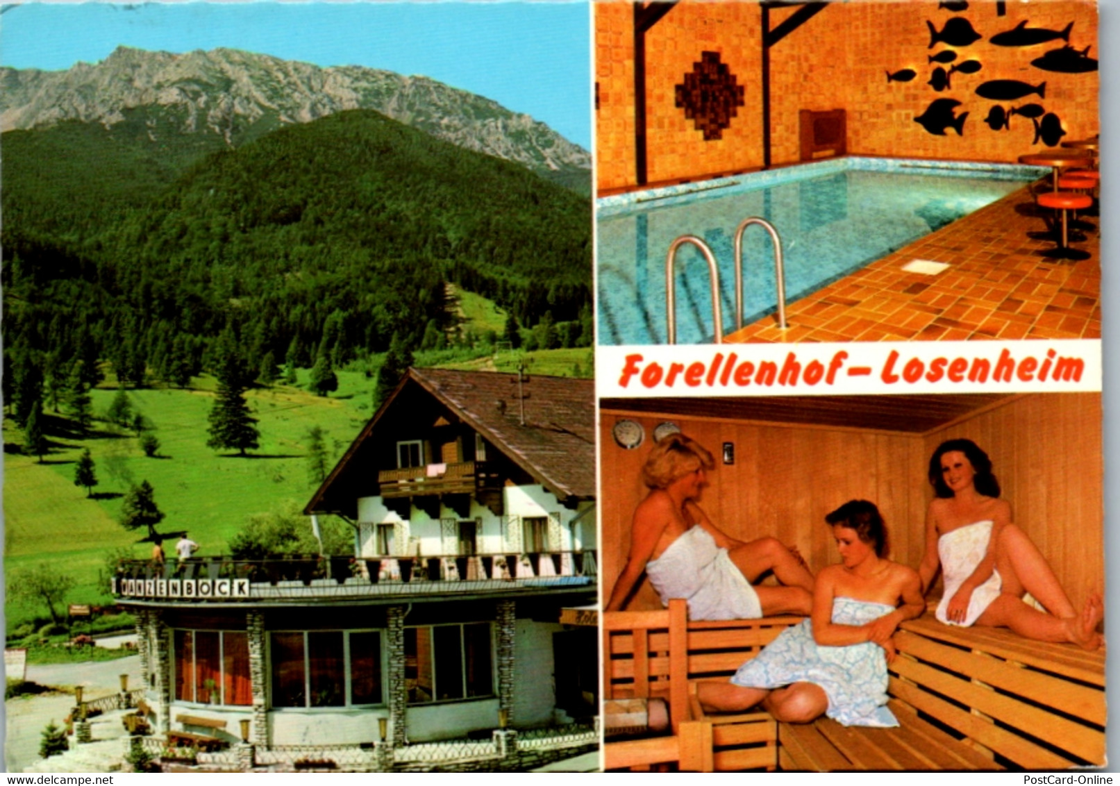 5793 - Niederösterreich - Puchberg Am Schneeberg , Forellenhof Losenheim , Familie Wanzenböck - Gelaufen 1978 - Schneeberggebiet
