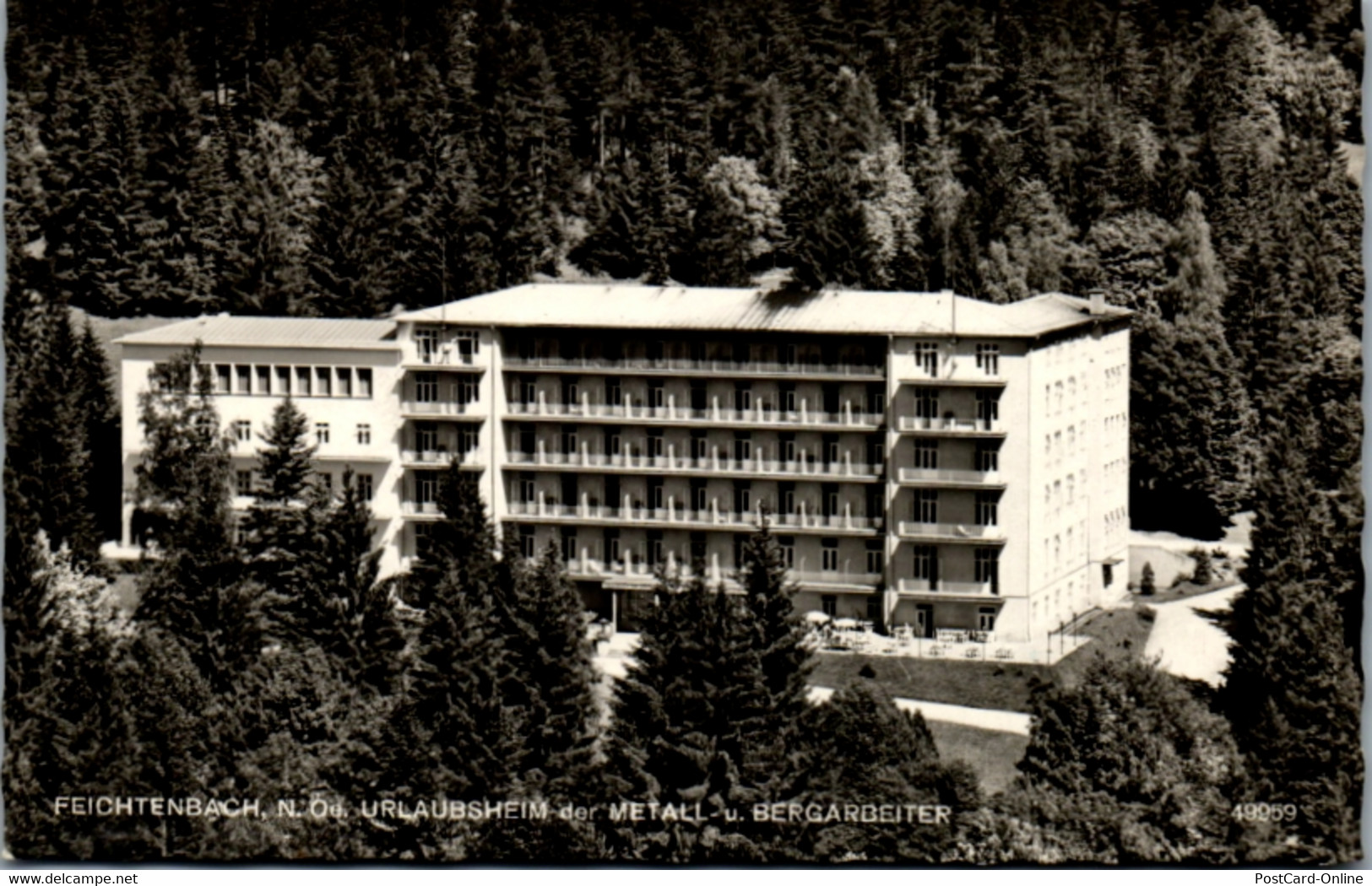 5805 - Niederösterreich - Feichtenbach , Urlaubsheim Der Metall U. Bergarbeiter - Gelaufen 1967 - Pernitz