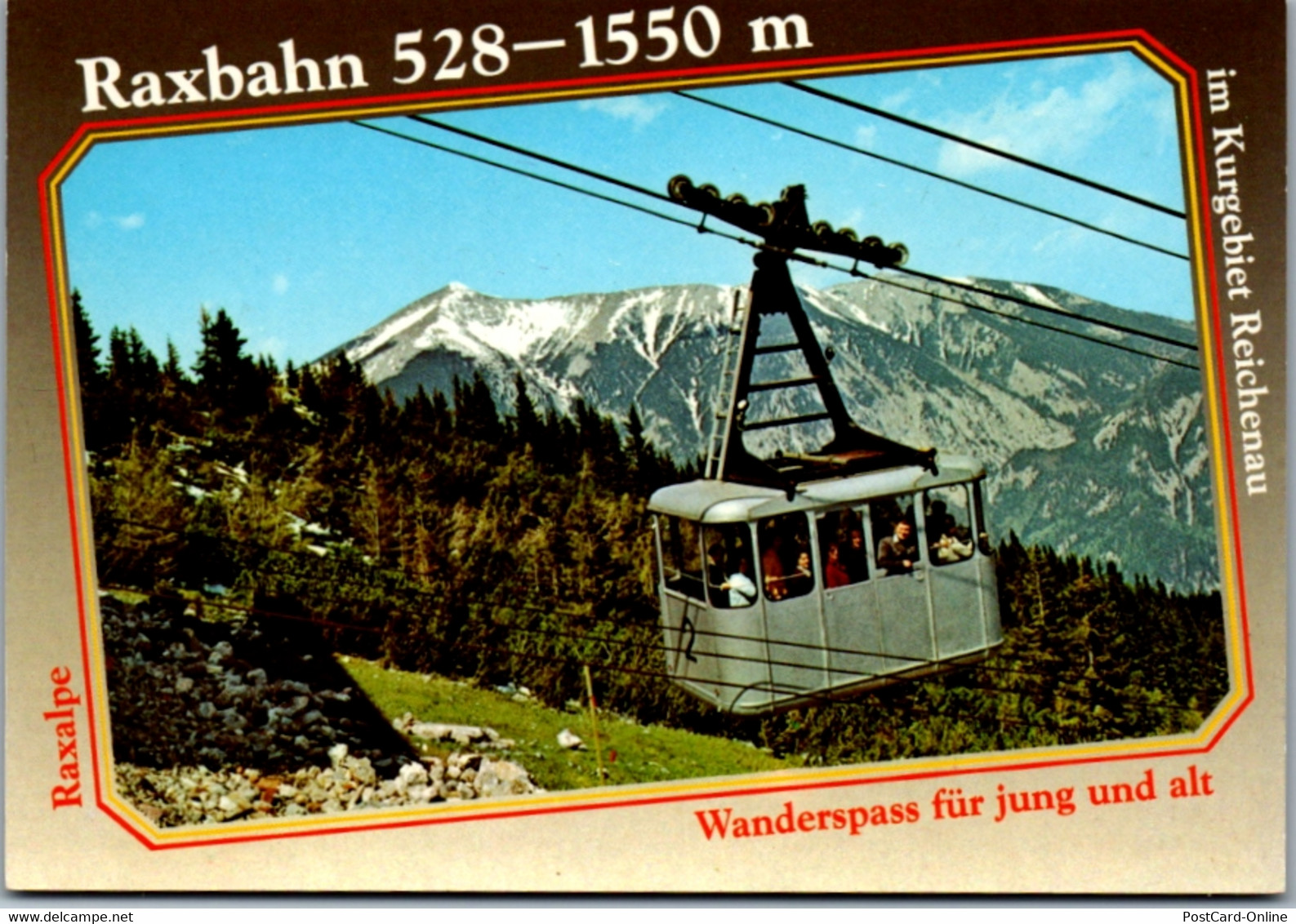 5848 - Niederösterreich - Reichenau , Raxbahn , Raxalpe , Seilbahn , Gondel - Nicht Gelaufen - Raxgebiet