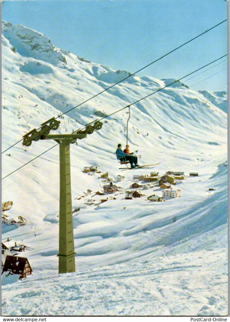 5859 - Vorarlberg - Zürs Am Arlberg Mit Sessellift - Gelaufen 1962 - Zürs