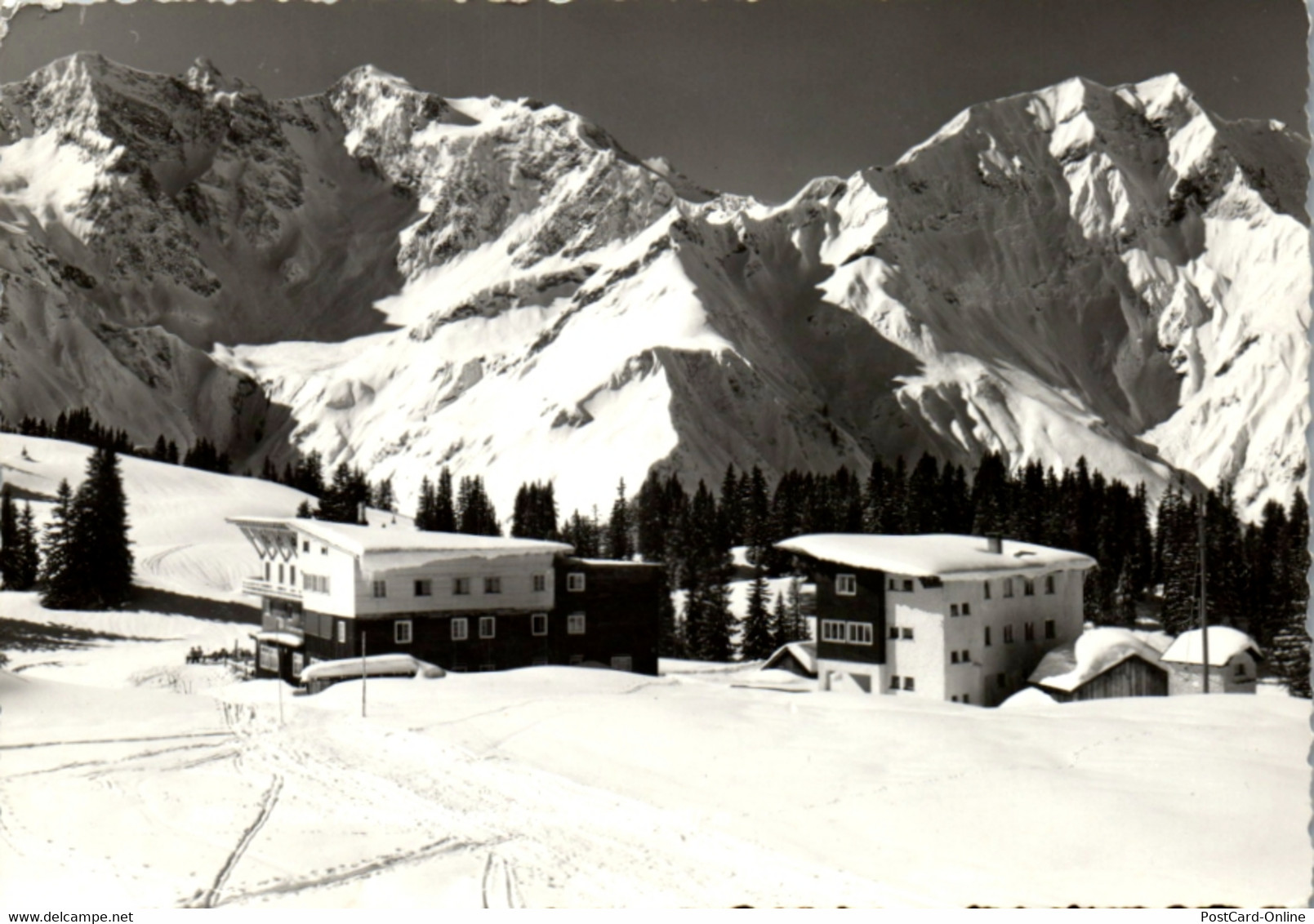 5906 - Vorarlberg - Schröcken , Hotel Körbersee Braunarlspitze - Gelaufen 1957 - Schröcken