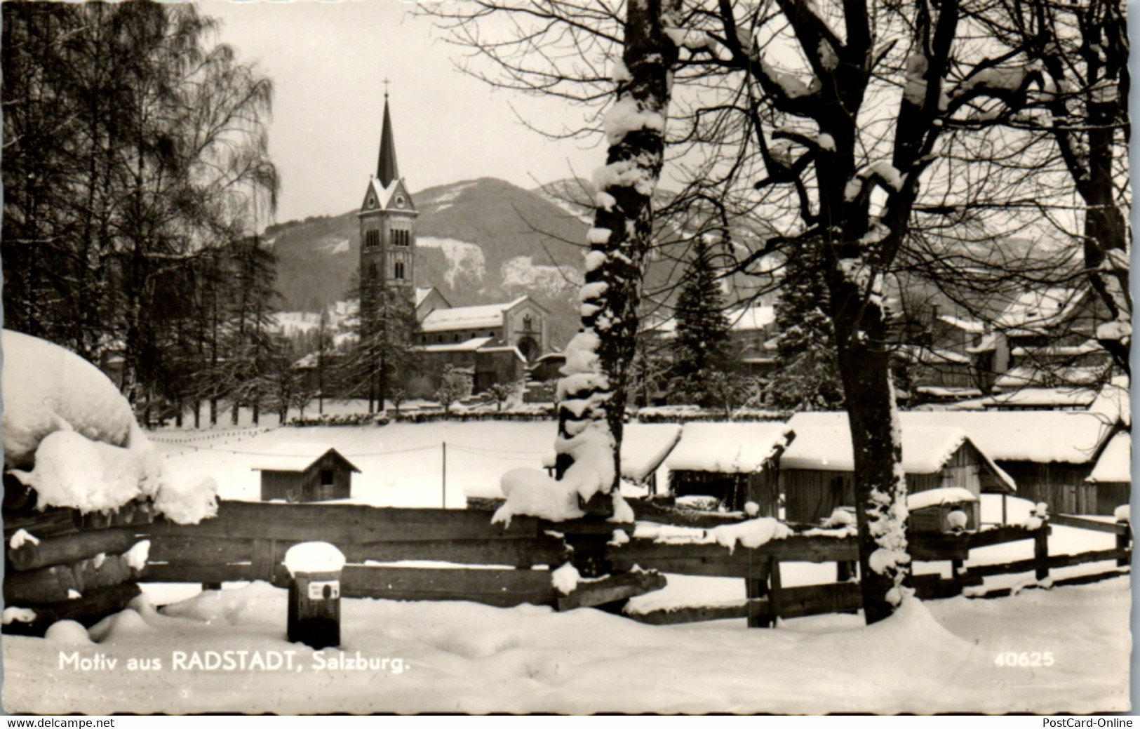 5914 - Salzburg - Radstadt , Motiv , Winter - Gelaufen 1958 - Radstadt