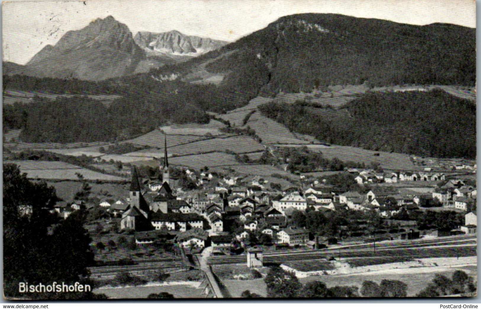 5917 - Salzburg - Bischofshofen , Panorama - Gelaufen 1931 - Bischofshofen