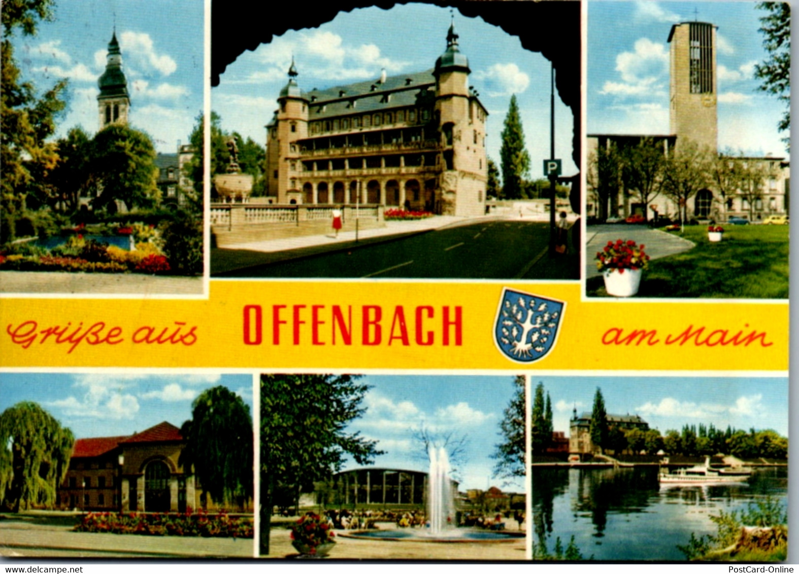 6140 - Deutschland - Offenbach Am Main , Mehrbildkarte - Gelaufen 1972 - Offenbach