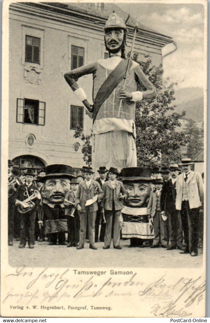 6390 - Salzburg - Tamsweg , Tamsweger Samson - Gelaufen 1905 - Tamsweg