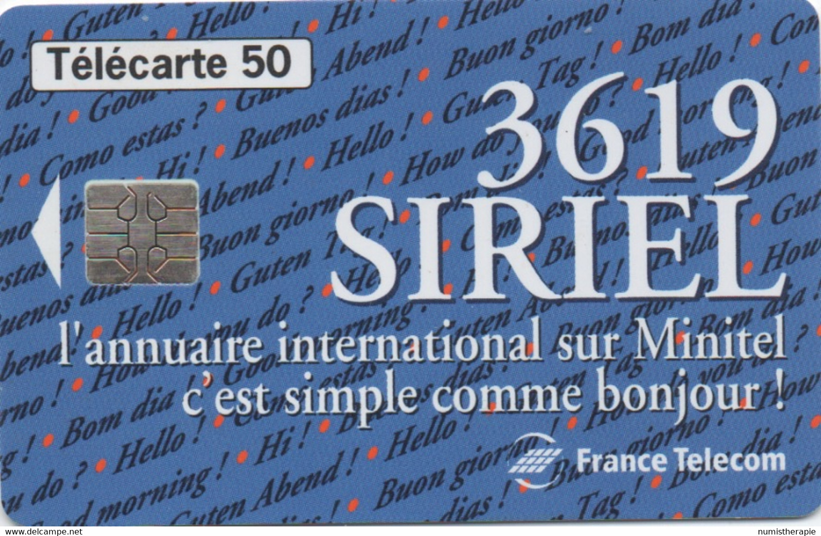 3619 SIRIEL : L'annuaire International Sur Minitel 1994 - Telefoon