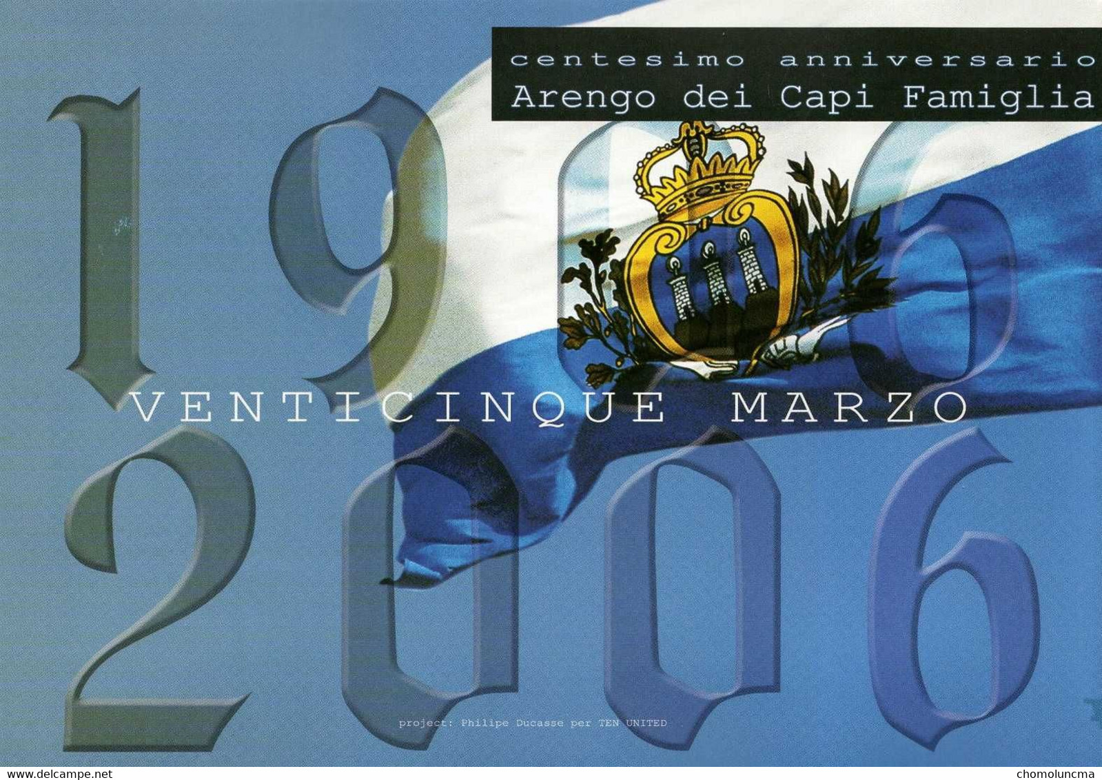 Booklet 2006 FOLDER ARENGO GENERALE CENTENARIO 100 Ans Du Grand Conseil Général Organe Legislatif Monocameral Livret - Storia Postale