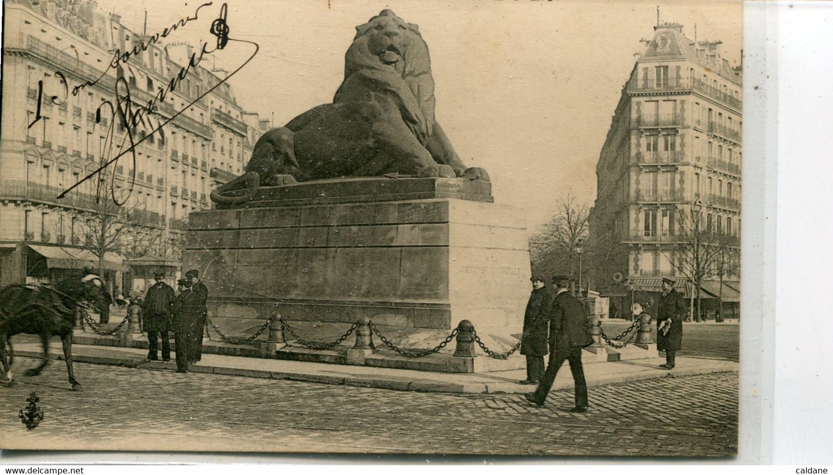 -75- PARIS - XIV -Place Denfert -  Lion De Belfort - Arrondissement: 14