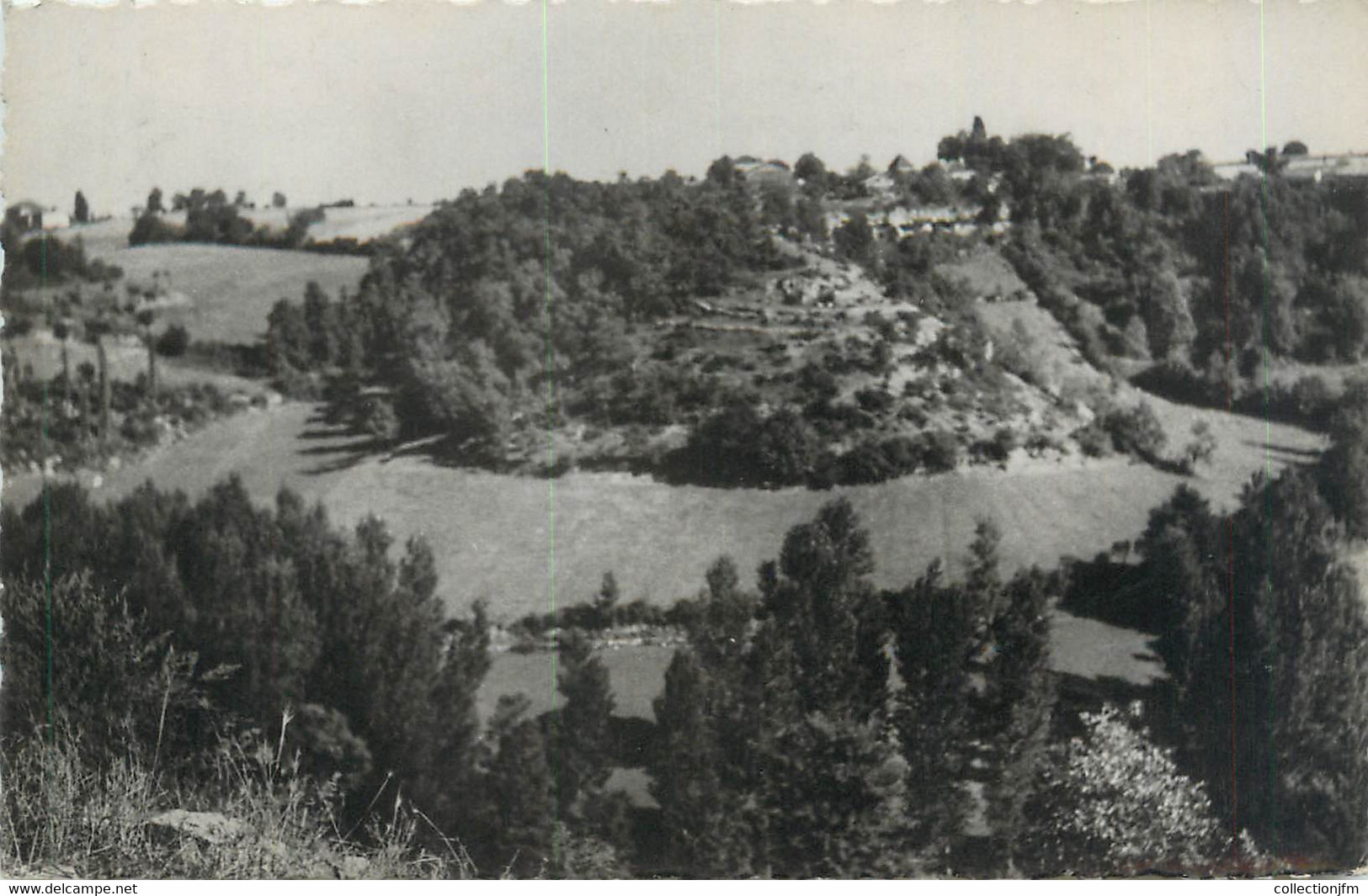 CPSM FRANCE 47 "Laroque Timbaut, Vue Sur Les Grottes Et Monfourton" - Laroque Timbault