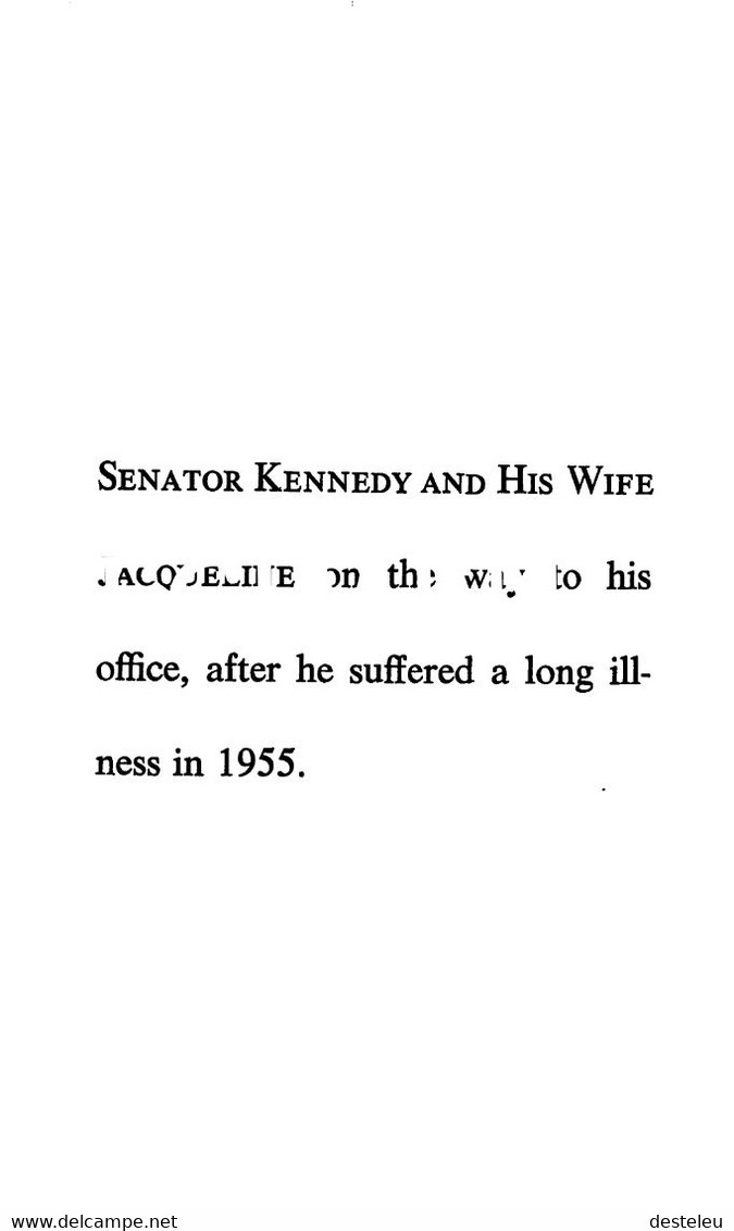 Senator John F. Kennedy And Jacqueline @ Capitol - Présidents