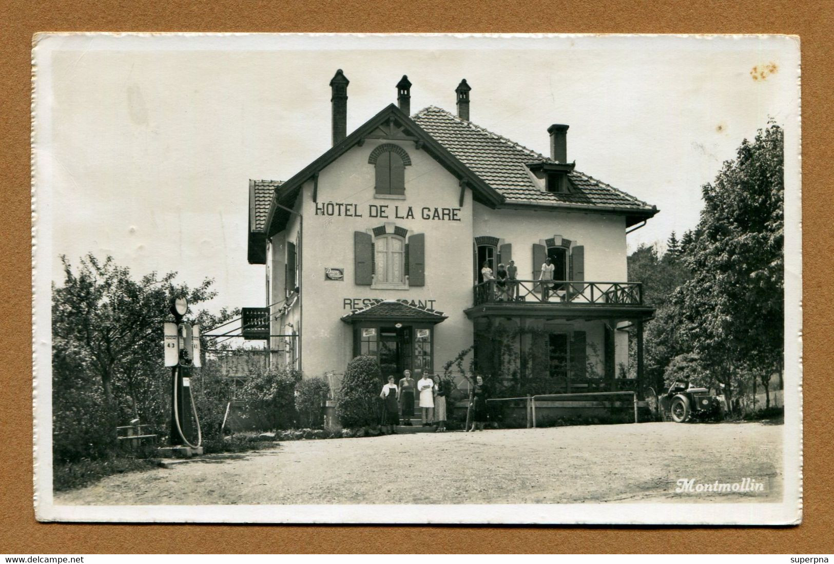 MONTMOLLIN : " HOTEL DE LA GARE " - Montmollin