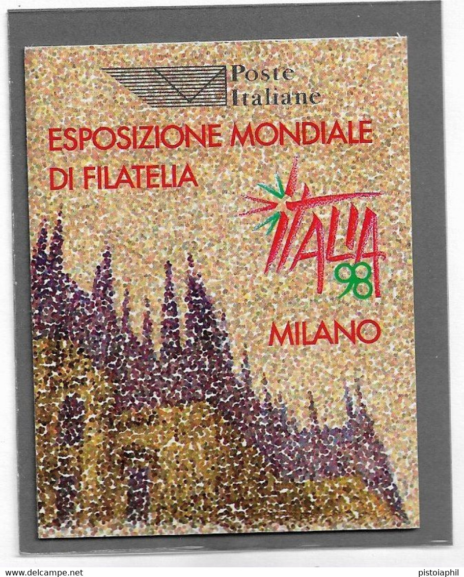 Libretto ESPOSIZIONE MONDIALE DI FILATELIA ITALIA '98, 1996 Serie In Quartina** - 1991-00:  Nuovi