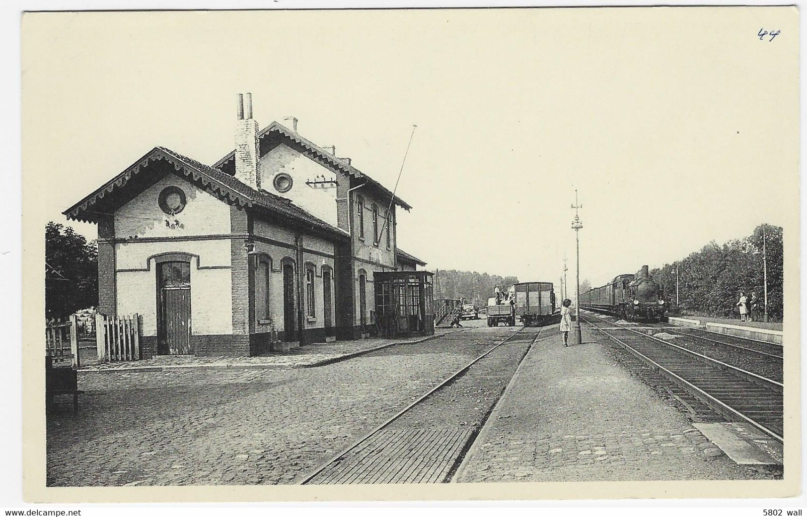 GREZ-DOICEAU : La Gare De Gastuche - Belle Animation, Locomotive à Vapeur - Grez-Doiceau