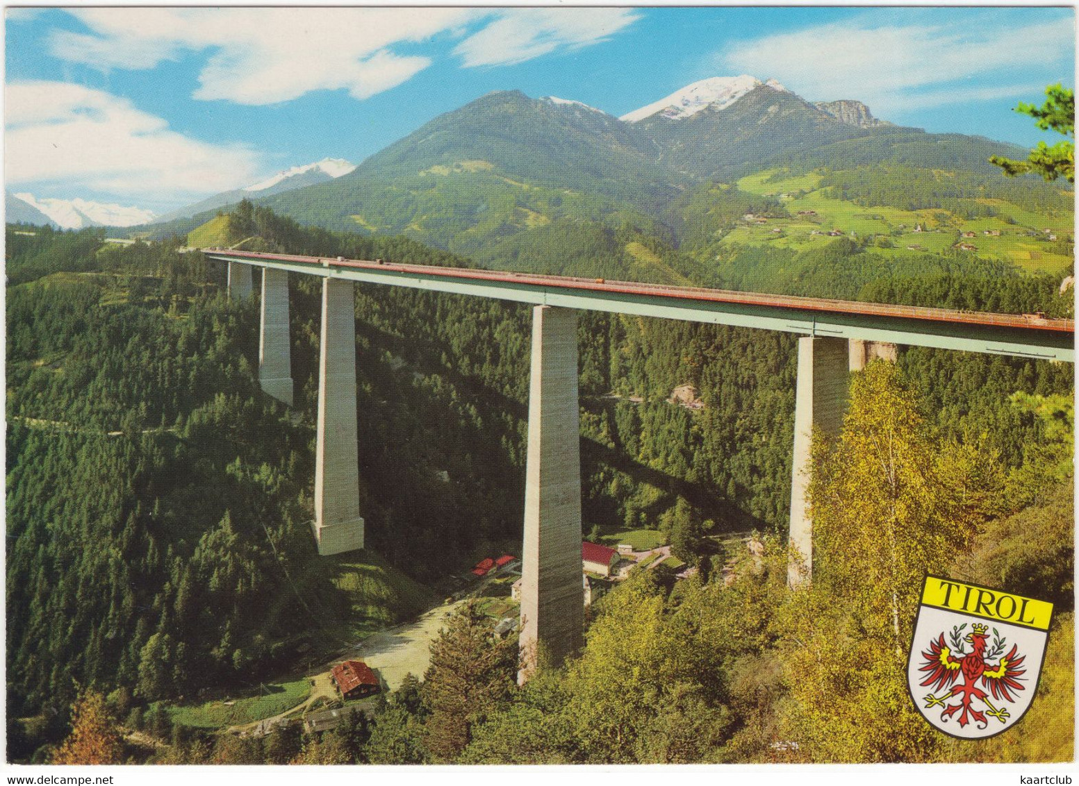 Europabrücke Gegen Stubaier Alpen Und Nockspitze - (Tirol) - Neustift Im Stubaital