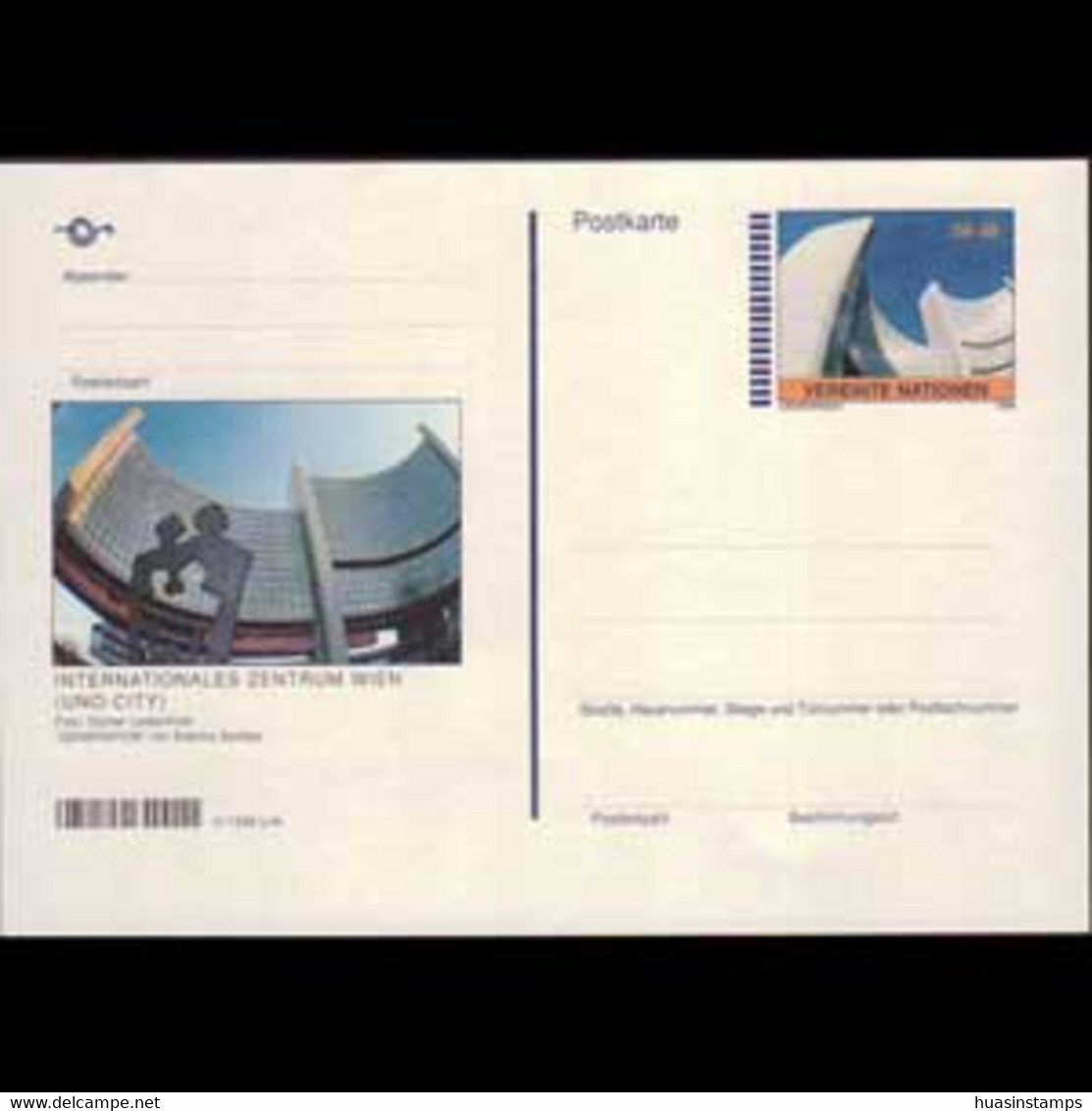UN-VIENNA 1998 - Pre-stamped Cards-Intl.Center - Brieven En Documenten