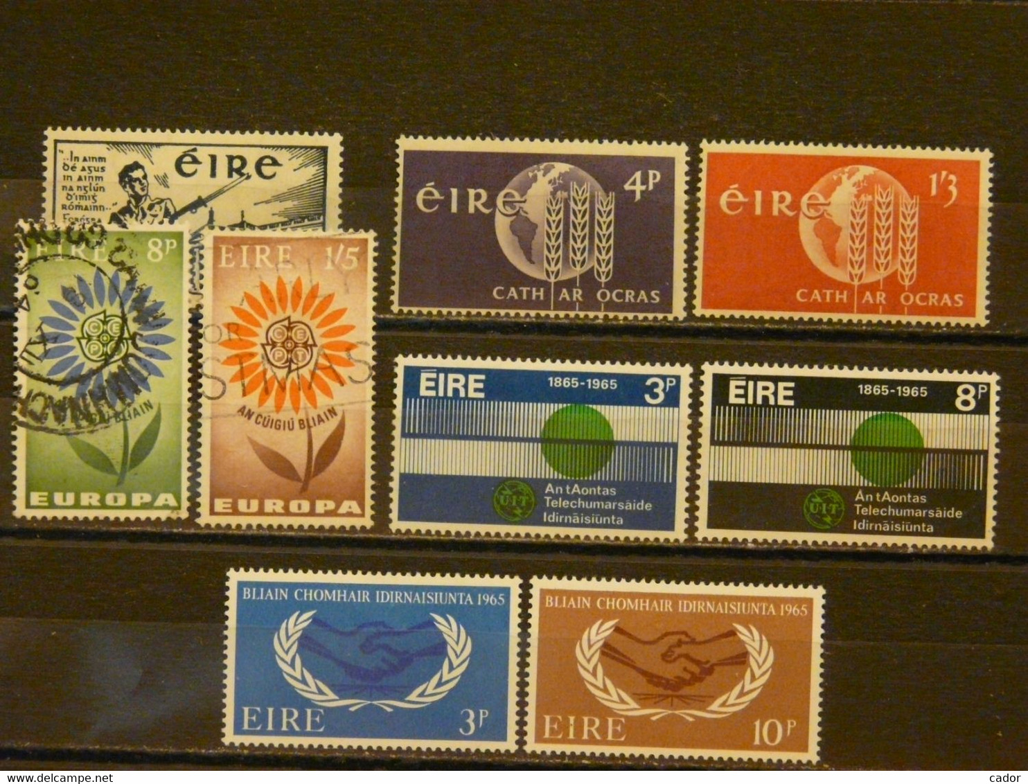 IRLANDE - Lot 9 Timbres Dont 7 (*) (voir Scan) - Collections, Lots & Séries