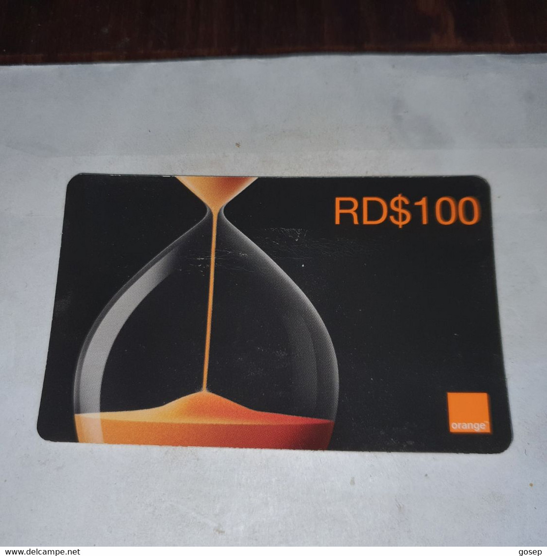 Dominicana-(orange-23rd$100)-(4)-(7883-6989-9211-48)-(31.12.2008)-used Card+1card Prepiad Free - Dominicana