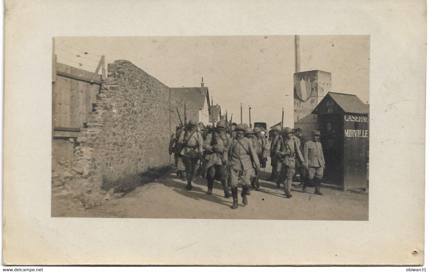 CPA - France - (85) Vendée - La Roche-Sur-Yon - Carte Photo - Entrée De La Caserne Mirville - La Roche Sur Yon