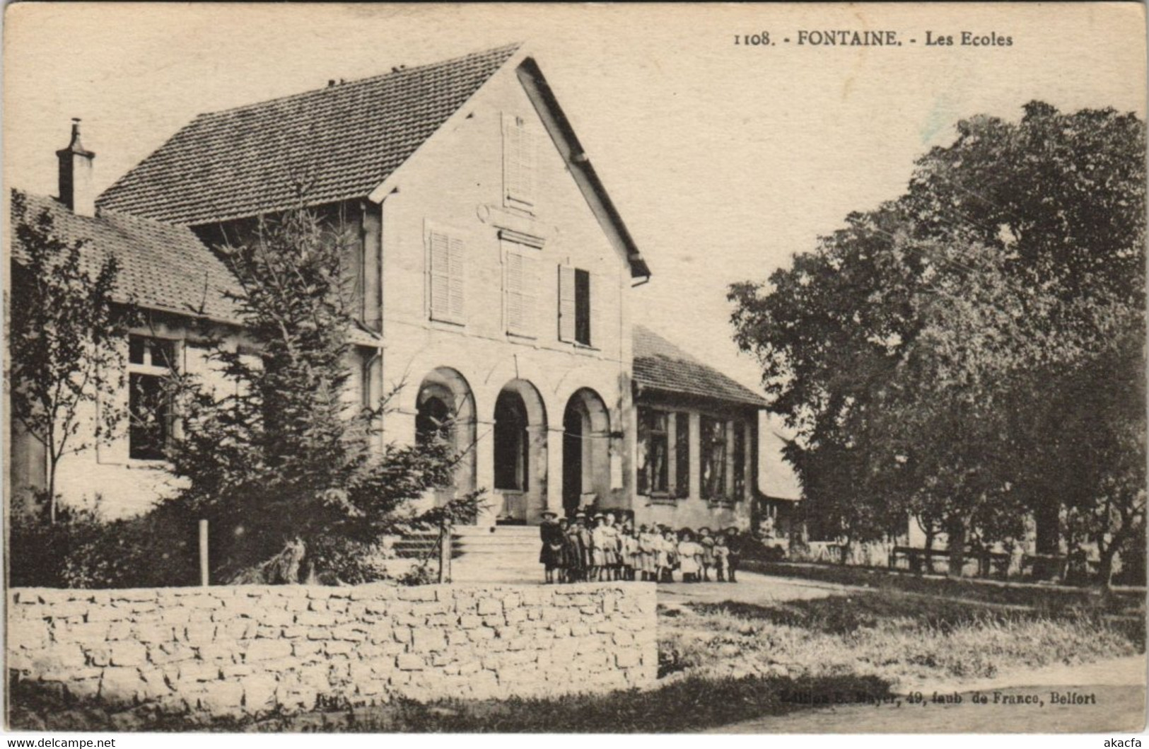 CPA FONTAINE - Les Écoles (142566) - Fontaine